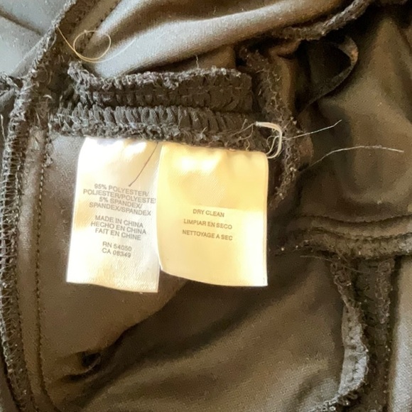 Evan Picone sz 6 black stretchy halter style pull on dress. - Picture 5 of 6